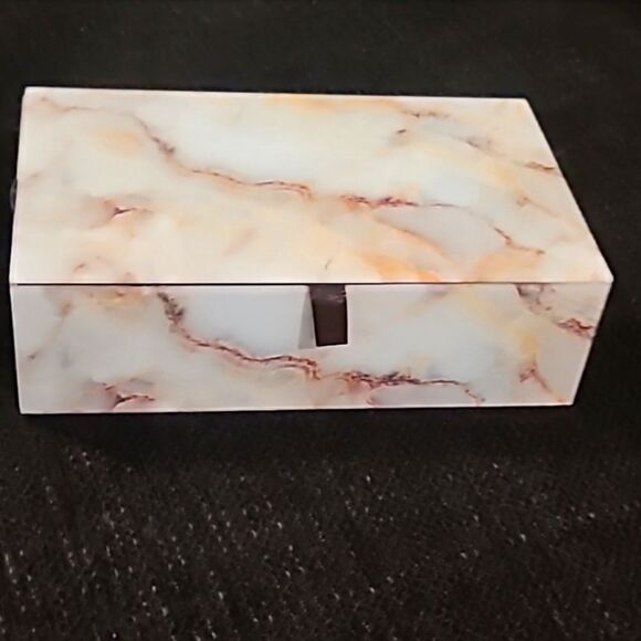 At Home Golden Vein Glass Decorative Storage Box - Picture 6 of 10